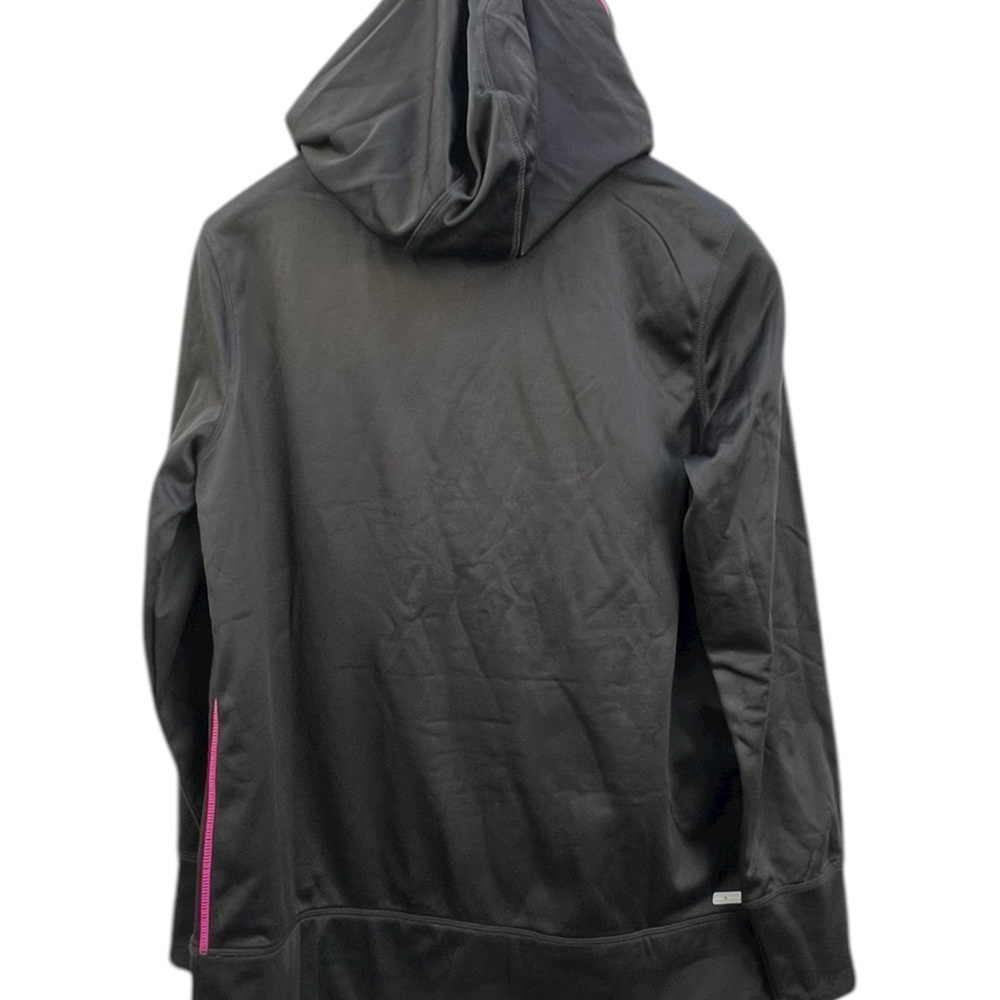 Danskin‎ Now Semi fitted Black Hoodie with Pink Accents Size large New - Picture 5 of 5